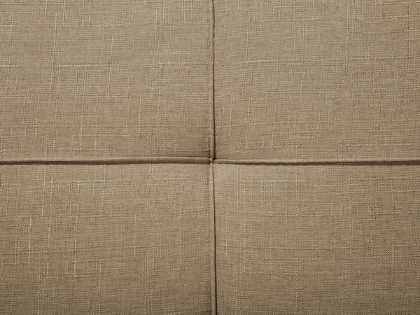 Sovesofa Lysebrun Mørkt Træ 3 Personers Klassisk Retro Sofa med Sovefunktion Quiltet Ryg Polstring Sofaseng Design Skibsbriks Skrå Ben