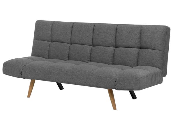 Mørkegrå 3 Personers Sovesofa med Sovefunktion Skandinavisk Stil