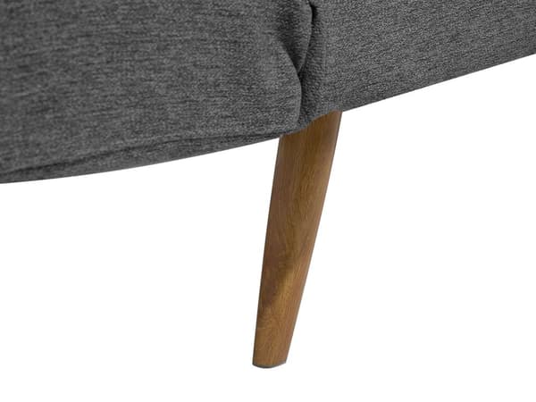 Mørkegrå 3 Personers Sovesofa med Sovefunktion Skandinavisk Stil