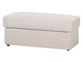 Miniatyrbillede 8 af 11: Sovesofa Beige Polyester 3 Personers Hjørnesofa Opbevaring Skuffer Kopholder Ottoman Fodskammel Quiltet Tuftet Moderne Multifunktionel Design