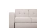 Miniatyrbillede 10 af 11: Sovesofa Beige Polyester 3 Personers Hjørnesofa Opbevaring Skuffer Kopholder Ottoman Fodskammel Quiltet Tuftet Moderne Multifunktionel Design