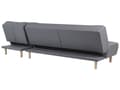 Miniatyrbillede 7 af 9: Sovesofa med Chaiselong Grå 4 Personers Sofa L Formet Dyb Sofaseng Siddemøbel Blød Stofsofa Design Hjørnesovesofa