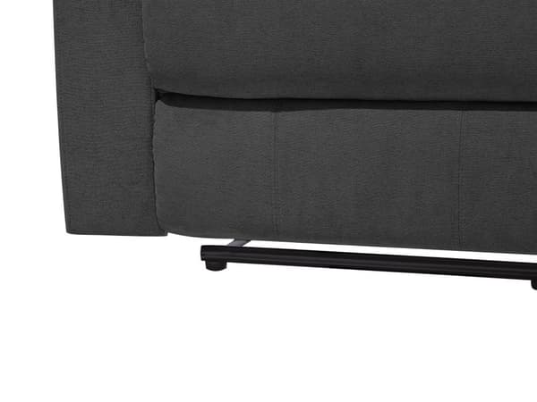 Hvilestol Mørkegrå Tykt Polstret Polyester 3 pers 204 x 101 x 73 Tv stol Push-Back sovefunktion Manuelt Justerbar Ryg og Fodstøtte Stue