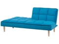 Miniatyrbillede 6 af 11: Sovesofa Blå 3 personers tilbagelænet ryg Quiltet