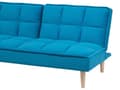Miniatyrbillede 9 af 11: Sovesofa Blå 3 personers tilbagelænet ryg Quiltet
