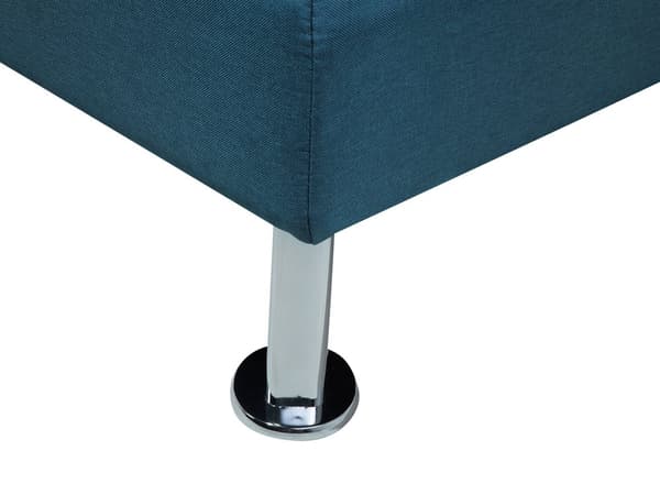 Sovesofa Blå 3 Personers Moderne Lille Sovebriks med Sovefunktion og Kopholder Designsofa Teenageværelse Drenge Inspiration