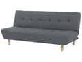 Miniatyrbillede 4 af 8: Venstrevendt Hjørnesovesofa Mørkegrå Polstret 5-personers Quiltet Sofa med Chaiselong