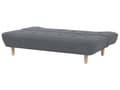 Miniatyrbillede 5 af 8: Venstrevendt Hjørnesovesofa Mørkegrå Polstret 5-personers Quiltet Sofa med Chaiselong