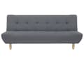 Miniatyrbillede 1 af 8: Venstrevendt Hjørnesovesofa Mørkegrå Polstret 5-personers Quiltet Sofa med Chaiselong