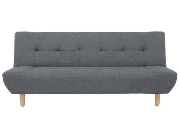 Venstrevendt Hjørnesovesofa Mørkegrå Polstret 5-personers Quiltet Sofa med Chaiselong