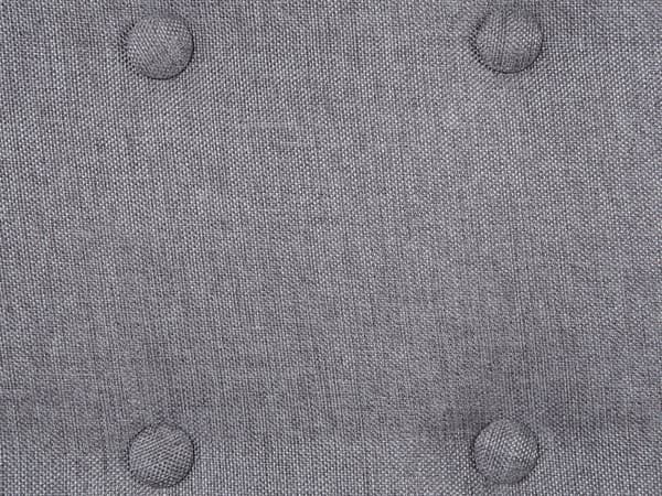 Hjørnesofa Grå Polyester Lyst Træben 3 Personers Polstret Sofa med Chaiselong Tuftet Ryg Skandinavisk Minimalistisk Stue Højrevendt Design