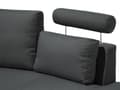Miniatyrbillede 8 af 11: Sofa Mørkegrå Polstret Stof 7 Personers Moderne U Formet Buet Sofa med Chaiselong Justerbare Nakkestøtter Modul Opbygget Kæmpe Designsofa