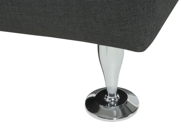 Sofa Mørkegrå Polstret Stof 7 Personers Moderne U Formet Buet Sofa med Chaiselong Justerbare Nakkestøtter Modul Opbygget Kæmpe Designsofa