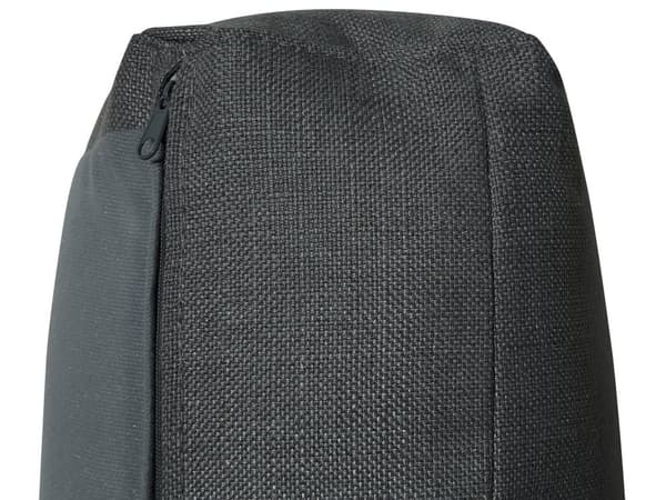 Sofa Mørkegrå Polstret Stof 7 Personers Moderne U Formet Buet Sofa med Chaiselong Justerbare Nakkestøtter Modul Opbygget Kæmpe Designsofa