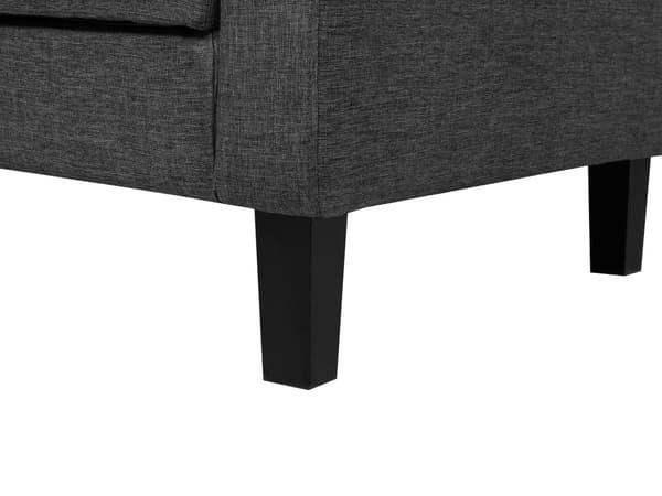 Bäddsoffa Mörkgrå 3-sits Klick Klick Stickad