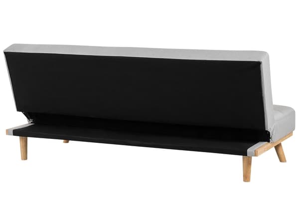 3-sits Klick Klack Bäddsoffa Ljusgrå Tuftad Modern Vardagsrum