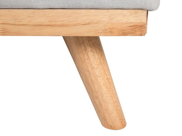 3-sits Klick Klack Bäddsoffa Ljusgrå Tuftad Modern Vardagsrum