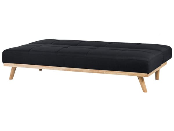 3-sits Klick Klack Bäddsoffa Svart Tuftad Modern Vardagsrum