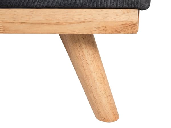 3-sits Klick Klack Bäddsoffa Svart Tuftad Modern Vardagsrum