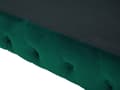 Miniatyrbillede 11 af 11: Chesterfield sovesofa smaragdgrøn quiltet elegant fløjl
