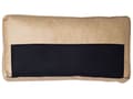 Miniatyrbild 8 av 11: Soffa Beige Läder 3-sits Metallben Klätt Ryggstöd Minimalistisk Modern
