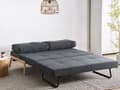 Miniatyrbillede 4 af 11: 3 Personers Sort Sovesofa med Sovefunktion Skandinavisk Design
