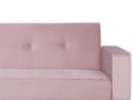 Miniatyrbild 6 av 9: Bäddsoffa Rosa Sammet 3-sits Modern