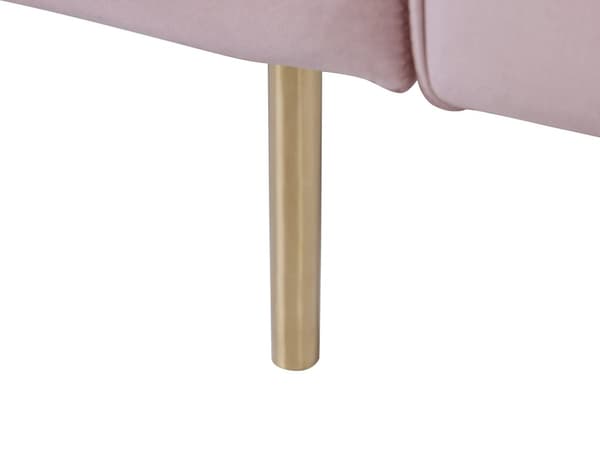 Bäddsoffa Rosa Sammet 3-sits Modern