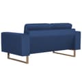 Miniatyrbillede 3 af 8: vidaXL 2-personers sofa i stof blå