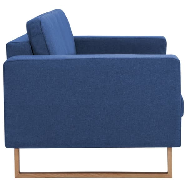 vidaXL 2-personers sofa i stof blå