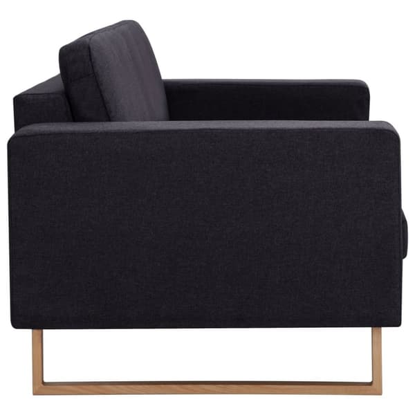 vidaXL 3-personers sofa i stof sort