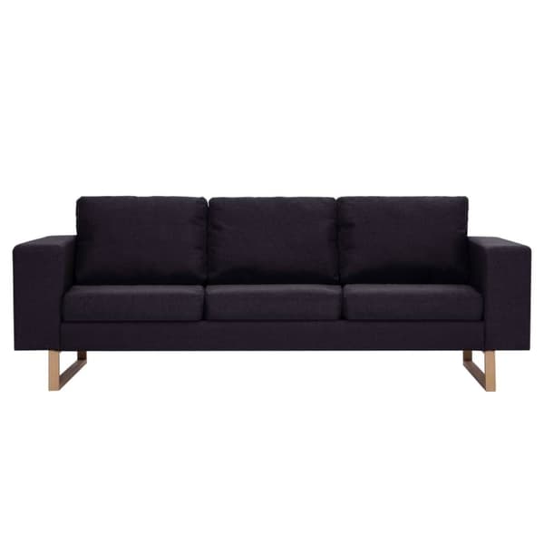 vidaXL 3-personers sofa i stof sort
