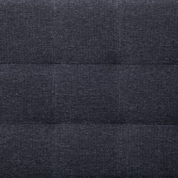 vidaXL L-formad bäddsoffa mörkgrå polyester