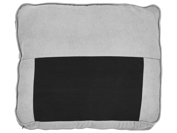 3-sits Ljusgrå med ottoman Fotpall Klädd Mid-Century-Stil Vardagsrum