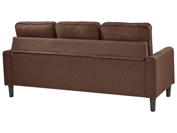 3-sits Ljusgrå med ottoman Fotpall Klädd Mid-Century-Stil Vardagsrum