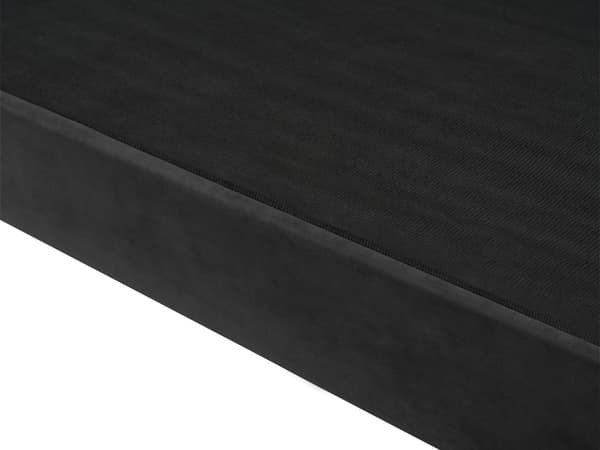 Soffa Svart Sammet 3-sits Spikhuvud Knappar Tuftade Kuddar Rullarmar Glam