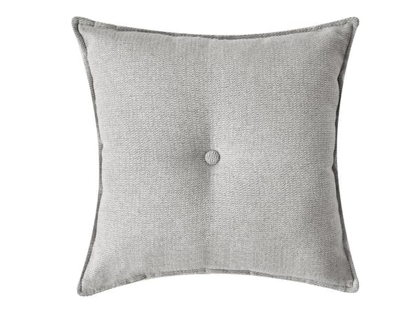 Hjørnesofa Lysegrå Polyester Skum 3 Personers Blød Rund Flyder Sofa med Bred Chaiselong Open End Pyntepuder Tilbehør Moderne Stue Indretning