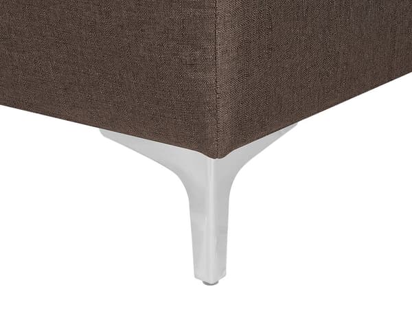 Bäddsoffa Mörkbrun Sammet Tuftad Modern Vardagsrum Modulär 3-sits Gulda Ben