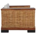 Miniatyrbillede 5 af 10: vidaXL sofasæt 2 dele med hynder naturlig rattan brun