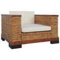 Miniatyrbillede 2 af 10: vidaXL sofasæt 2 dele med hynder naturlig rattan brun