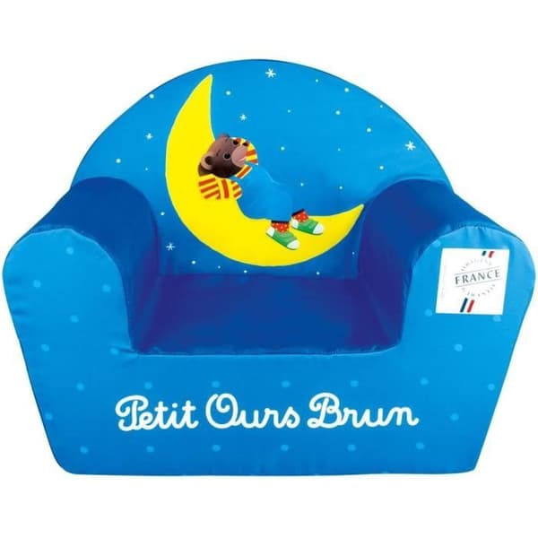 Fun House Little Brown Bear-skumklubbstol för barn