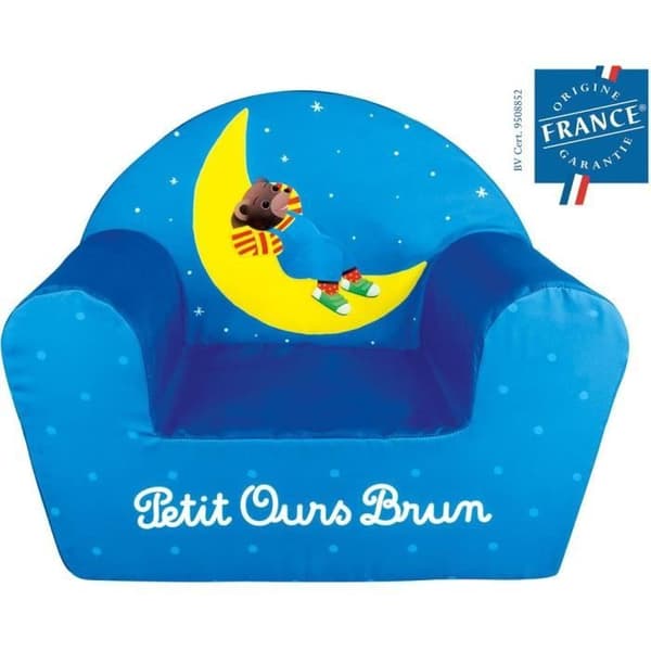 Fun House Little Brown Bear-skumklubbstol för barn