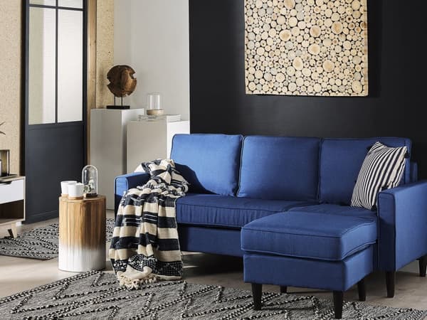 3-sits Ljusgrå med ottoman Fotpall Klädd Mid-Century-Stil Vardagsrum