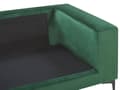 Miniatyrbillede 8 af 11: Grøn velour polstret sofa 3 personers moderne sofa til stuen