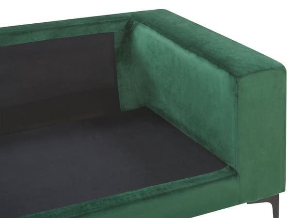 Grøn velour polstret sofa 3 personers moderne sofa til stuen