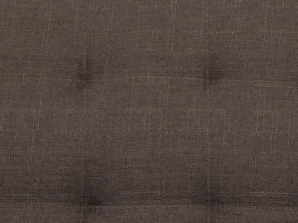 Sofa Chaiselong Mørkebrun Polyester med Skumfyld og Sølv Krom Metal Ben 5 personers Moderne U-formet modul Fodstøtte med Sovefunktion