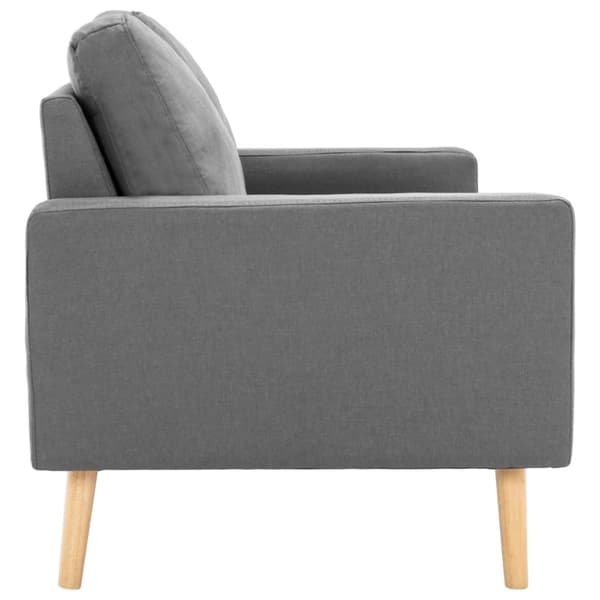vidaXL 2-personers sofa stof lysegrå