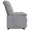 Miniatyrbild 4 av 9: vidaXL Reclinerfåtölj ljusgrå tyg