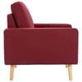 Miniatyrbillede 8 af 10: vidaXL 3056621  2 Piece Sofa Set Fabric Wine Red (288700+288710)