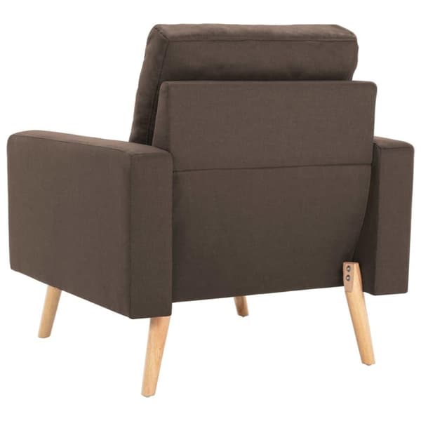 vidaXL 3056616 2 Piece Sofa Set Fabric Brown (288695+288705)